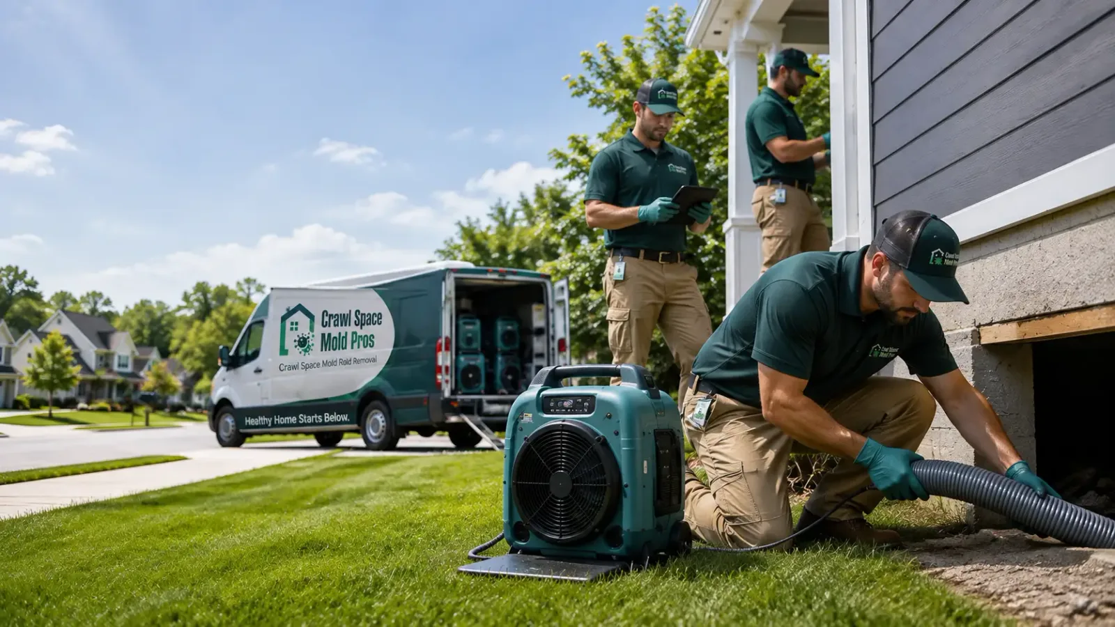 Crawl Space Mold Removal in Limerick, ME